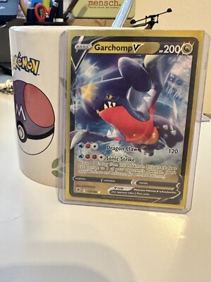 Garchomp V 117/189 Astral Radiance Pokémon Pokemon Card English Near Mint