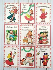 9 Retro Style Christmas Handmade Pocket Letter Cards Journals Scrapbooks Crafts