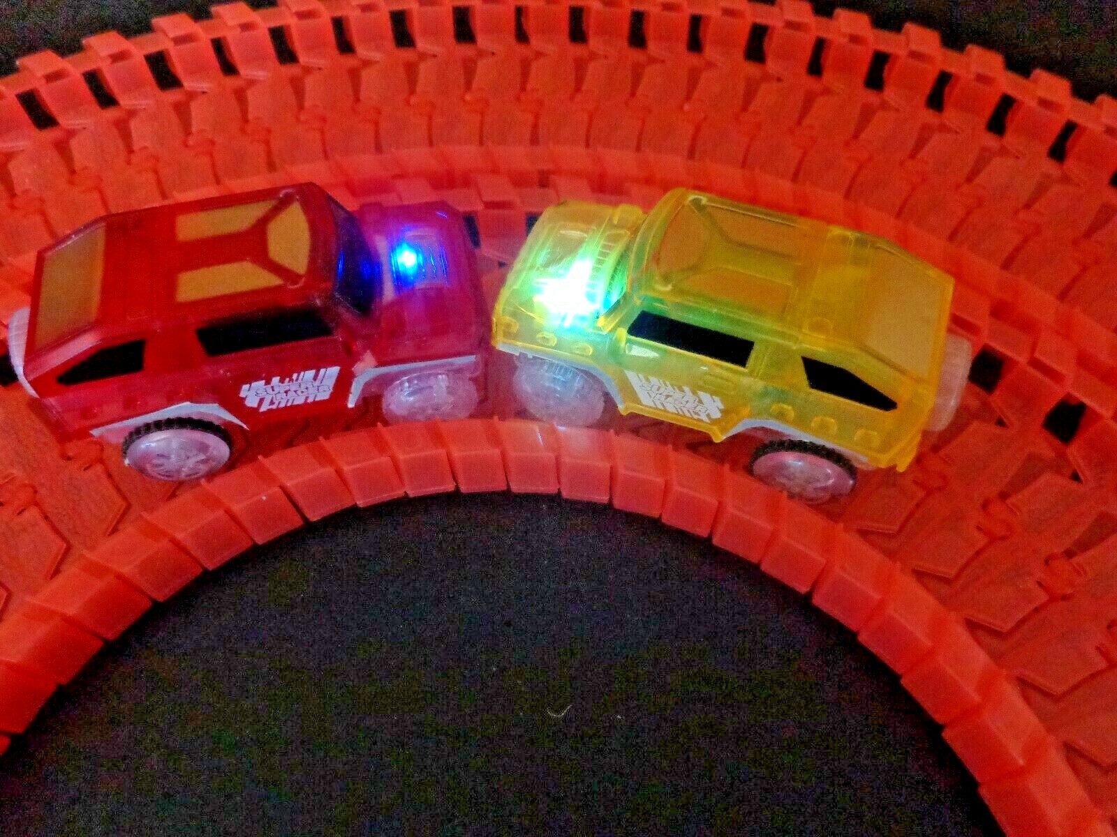 lighted car track toy