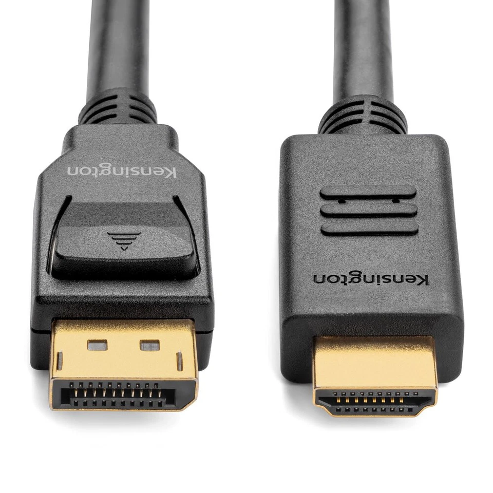 Kensington 6ft Passive unidirektionaler DisplayPort auf HDMI-Kabel - Bild 3 von 4
