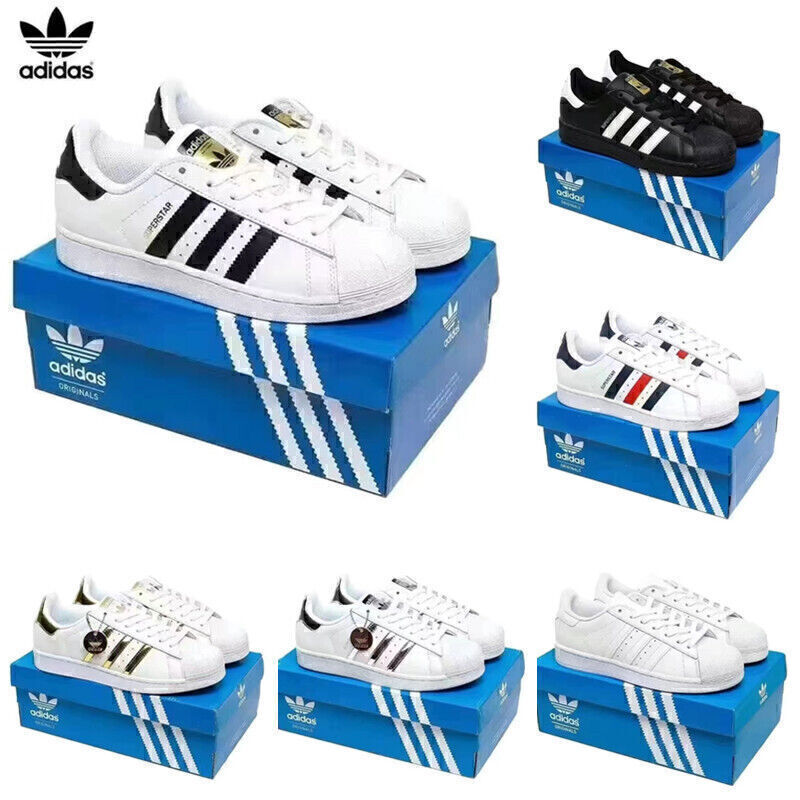 Nuevas zapatillas de cuero Superstar Classic unisex zapatos casuales zapatillas HotSneaker