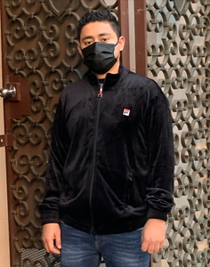 fila velour track jacket