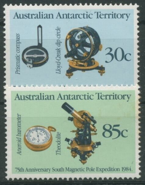 Austral. Antarktis 1984 75 J. Expedition z. magnetischen Südpol 61/62 postfrisch