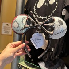 Loungefly Disney Parks Nightmare Before Christmas Sally Jack Ears Headband 2026