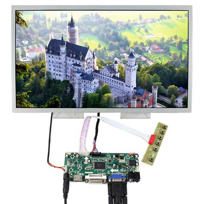 HD DVI VGA LCD Controller Board 15.6'' LQ156T3LW02 1366x768  IPS LCD Screen