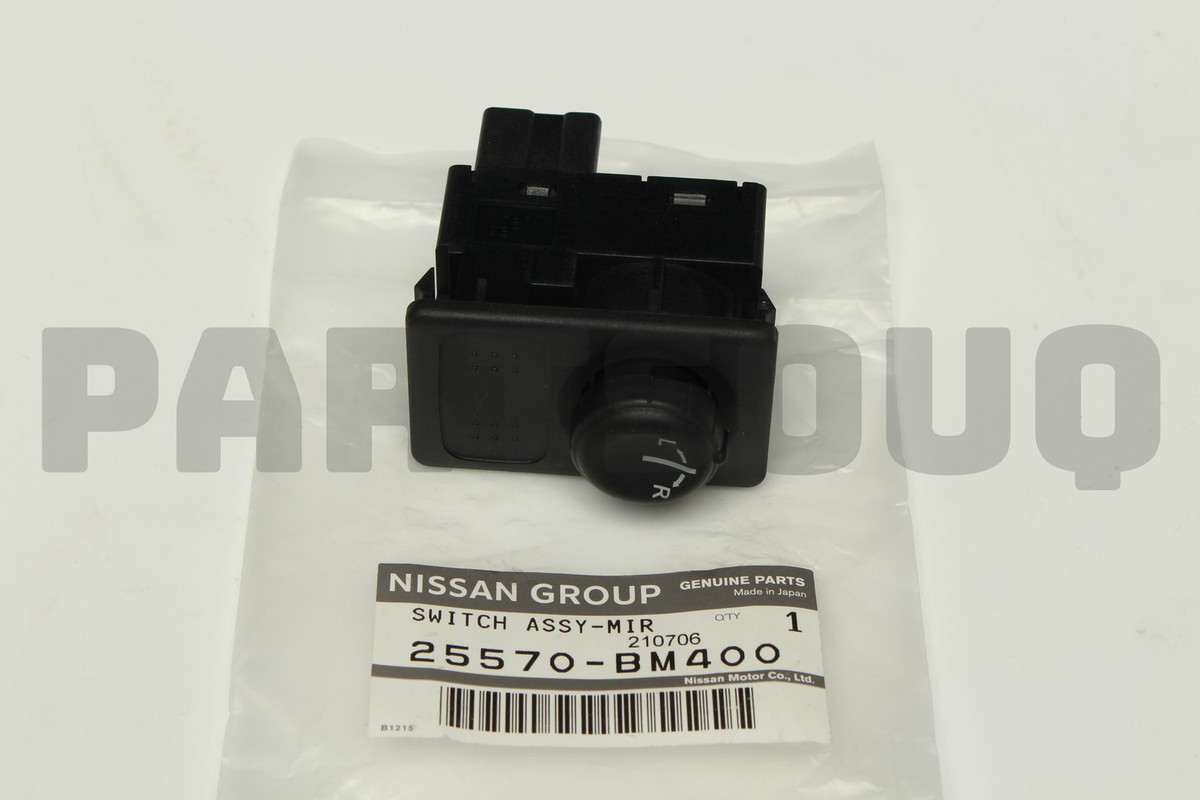 25570BM400 Genuine Nissan SWITCH ASSY-MIRROR CONTROL 25570