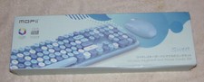 Mofii Sweet Wireless Keyboard Mouse Combo Set Blue Mixed Color NEW