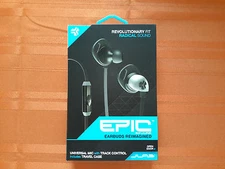 JLab EPIC Earbuds Black/Grey - Brand New & Sealed