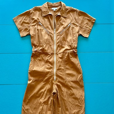 Topshop Women s Camel-colored Jumpsuit   Size 8