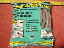 (0797.) Caulksav'r Poly Foam Backer Rod - 1/2" Dia. x 20' Length