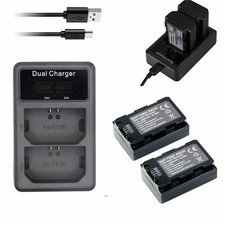 2x NP-FZ100 Battery LCD Charger for Sony Alpha 9, A9, A7RM4, FX3, ILMEFX30B