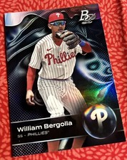 2023 Bowman Platinum Top Prospects #TOP-55 William Bergolla Phillies