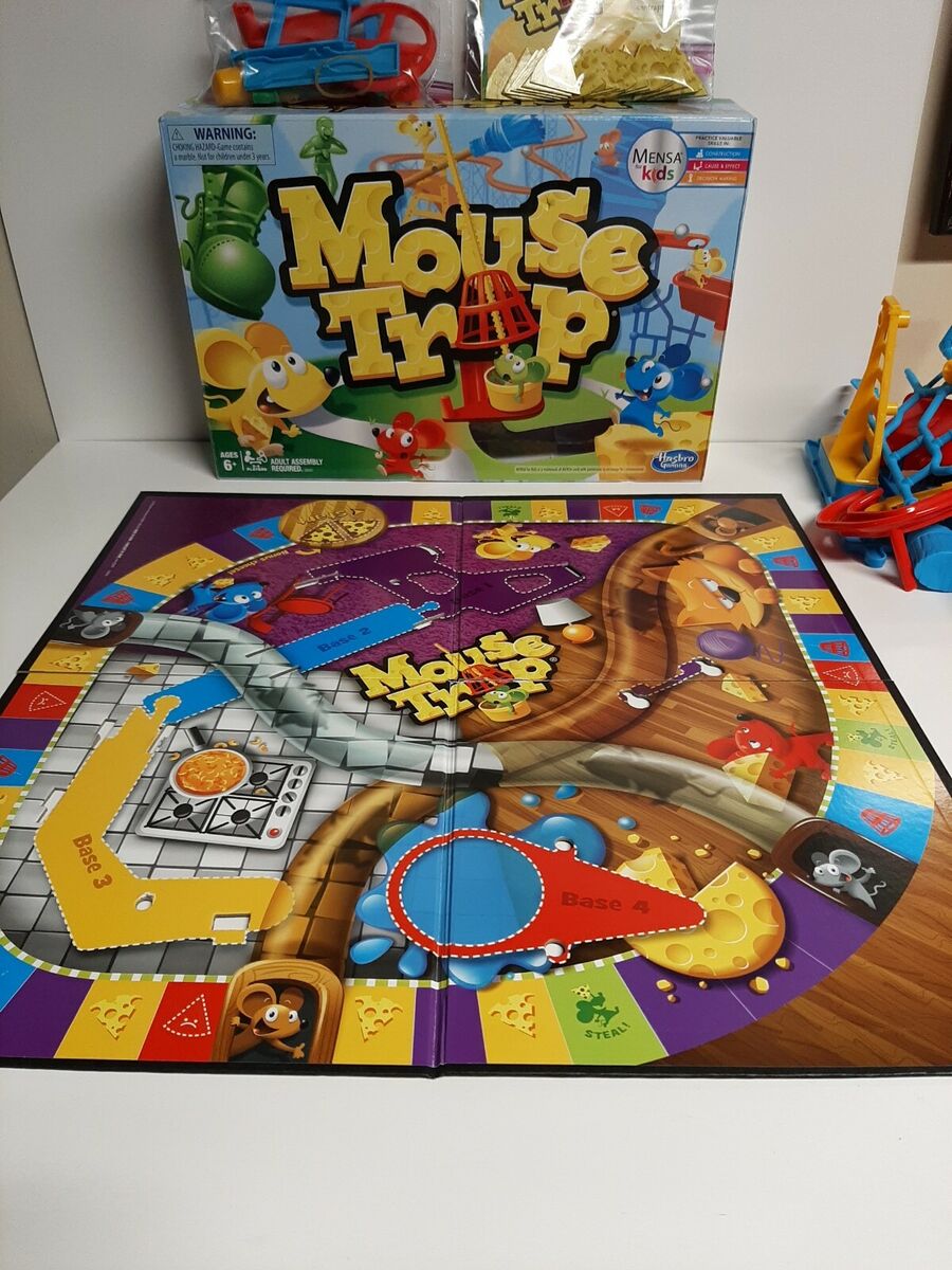 Mouse Trap Kids Board Game, Kids Game for 2-4 Players 