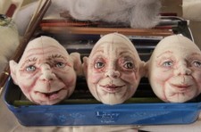 Cloth Doll Needle Sculpting a Character Head Tutorial By Sharon Mitchell