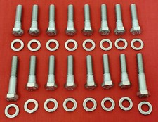 Ford Stock Exhaust Manifold Bolts Kit 351m 400m Modified Stainless Steel Set