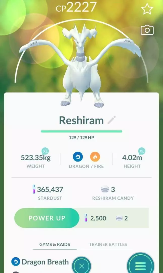 Shiny Reshiram, Zekrom, Kyurem Come to Pokémon GO in Huge Update