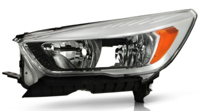 For 2017-2019 Ford Escape Driver Side Halogen Headlight w/o LED DRL Chrome LH