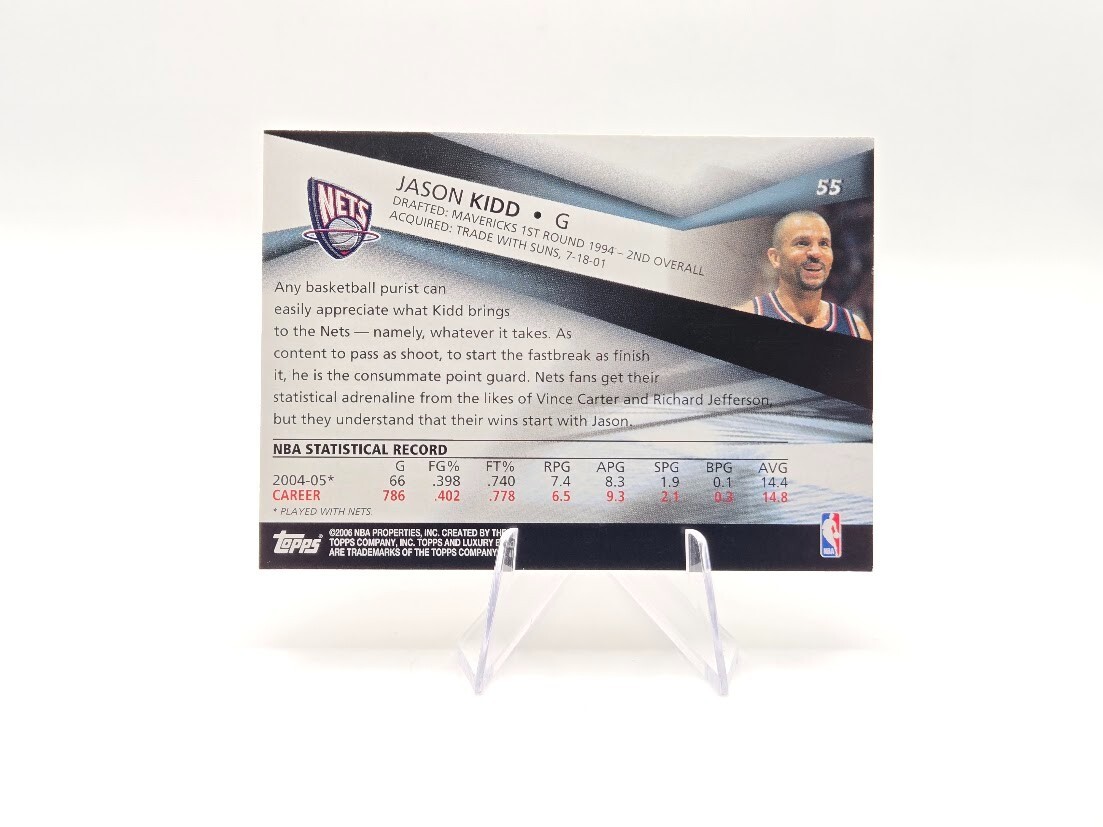 Jason Kidd 2005-06 Topps Luxury Box #55 Nets | eBay