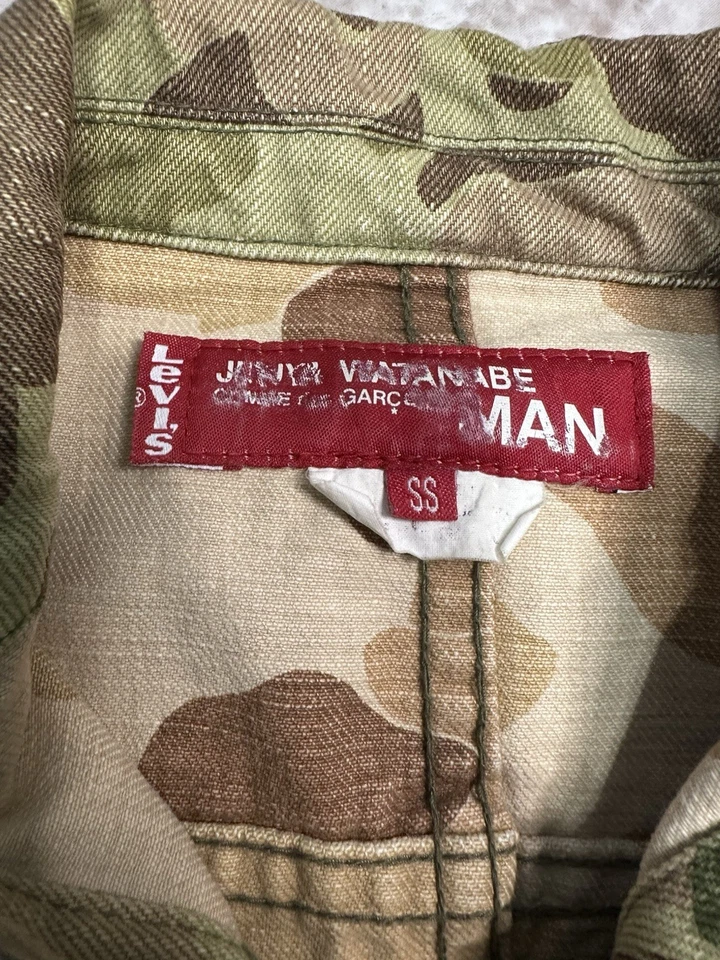 Chaqueta de Camionero Junya Watanabe x Levi’s FW06 Camuflada Talla SS Foto 3 de 4