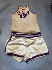 original 1960 TEAM USA BASKETBALL game worn JERSEY & SHORTS..OLYMPIC YEAR!!!!!