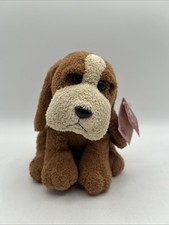 Russ Berrie Luv Pets BAILEY Puppy Dog 5-6" Vtg Brown Beanbag Plush w/ Paper Tag