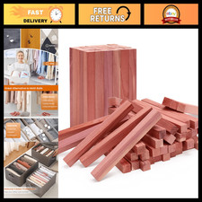 Cedar Blocks for Clothes Storage - 50 Pcs Natural Cedar Sticks for Freshness  O