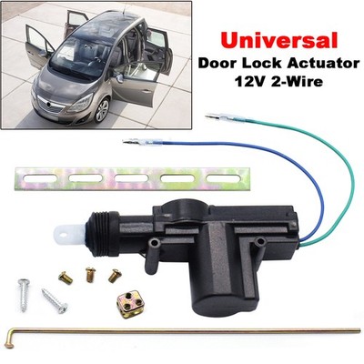 Universal Door Lock Actuator Keyless Entry Motor 2-Wire 12V Auto Car Truck Alarm