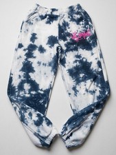 ZARA Girls Graphic Tracksuit Trousers Joggers 10 Years Grey Tie Dye