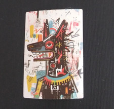 Egyptian Dog Colorful Abstract Art Sticker 2.38" x 1.58" (AW)
