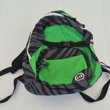 Zaino Animal Verde Nero Uomo Poliestere Tasche Zip Completo Zip