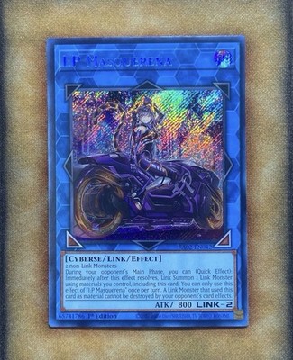 *** I:P MASQUERENA *** 1ST EDITION ALTERNATE ART RA02-EN042 SECRET RARE YUGIOH!