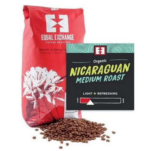 Organic Coffee Nicaraguan Whole Bean Coffee 5 lb By Equal Ex