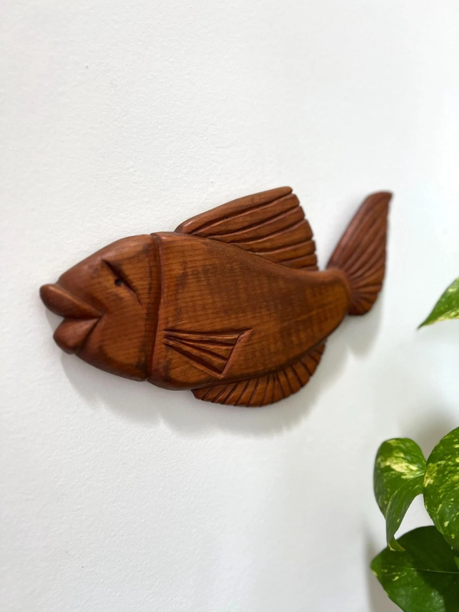 木雕鱼| eBay