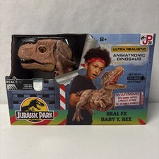 Jurassic Park Real FX Baby T-Rex Realistic Ultra Animatronic Dinosaur New Sealed