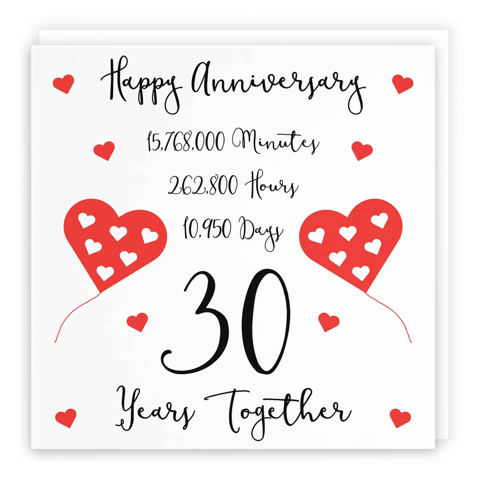 30th Anniversary Card Timeless