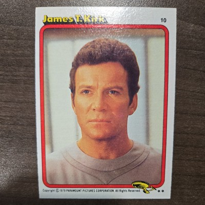 1979 Star Trek James T.Kirk Card #10 Paramount Pictures Corporation
