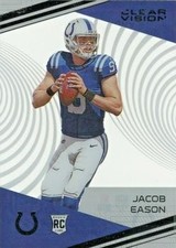 2020 Panini Chronicles #CV-28 Jacob Eason Clear Vision Rookies