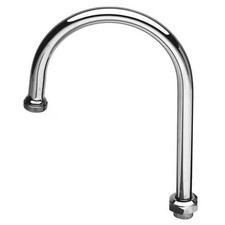 T&s Brass Gooseneck Spout, Swivel, 3/8 In, Brass 133X T&s Brass 133X 10-3/8 in x