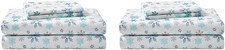Queen Cotton Flannel Sheet Set - Soft  Cozy Bedding Collection