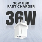 For iPhone 17 16 15 14 13 12 11 Pro Max X Fast 36W USB C PD Plug Charger Adapter