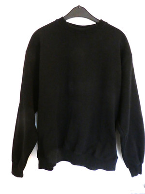 Pull & Bear Sweatshirt schwarz Pullover Relaxed Fit Gr. M TOP!