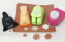 4 Paper Punches From Marvy  All Night Media Flower Corner D-10
