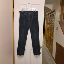 Vintage 1984 Levis 517 1532 Gray Corduroy Bootcut Pants Mens 34x32 Made in USA