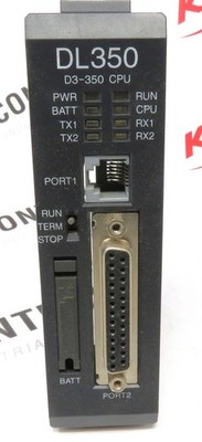 Koyo PLC Direct DL350 D3-350 CPU Module 7.5K Memory RS-232/422 Ports