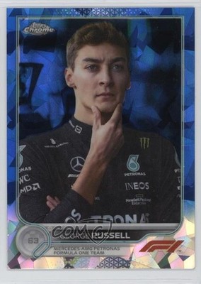2022 Topps Chrome Sapphire Edition Formula 1 F1 Racers George Russell #18 13c1