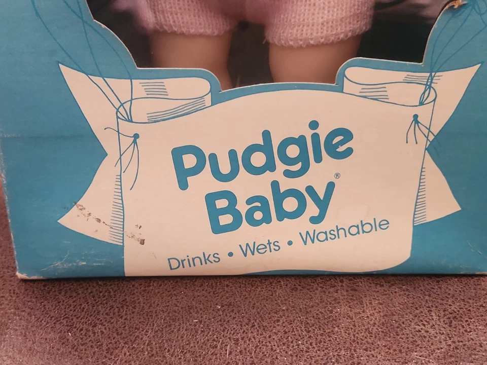 Винтажная кукла Horsman 1969 Pudgie Baby 12 дюймов напитки влажные новая в коробке сделано в США - Изображение 2 из 4