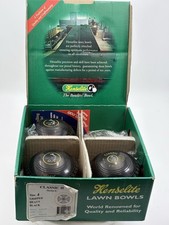 Henselite Classic II Series-C Size 4 Heavy Black Bowls Australian Made Set of 3