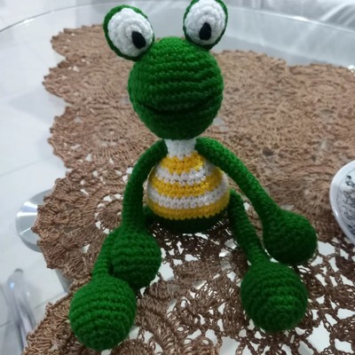 Handcrafted Crochet Toys Frog,Rabbit ,Pig, And Dog Soft Toy for  Baby ,Birthday