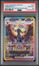 2025 POKEMON PRE EN-PRISMATIC EVOLUTIONS #161 UMBREON EX PSA 8.5