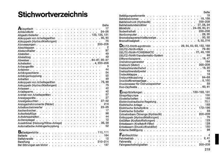 Betriebsanleitung Deutz DX 4.30 4.50 4.70 6.05 6.10 6.30 6.50 + Wartungsplan - Bild 4 von 4